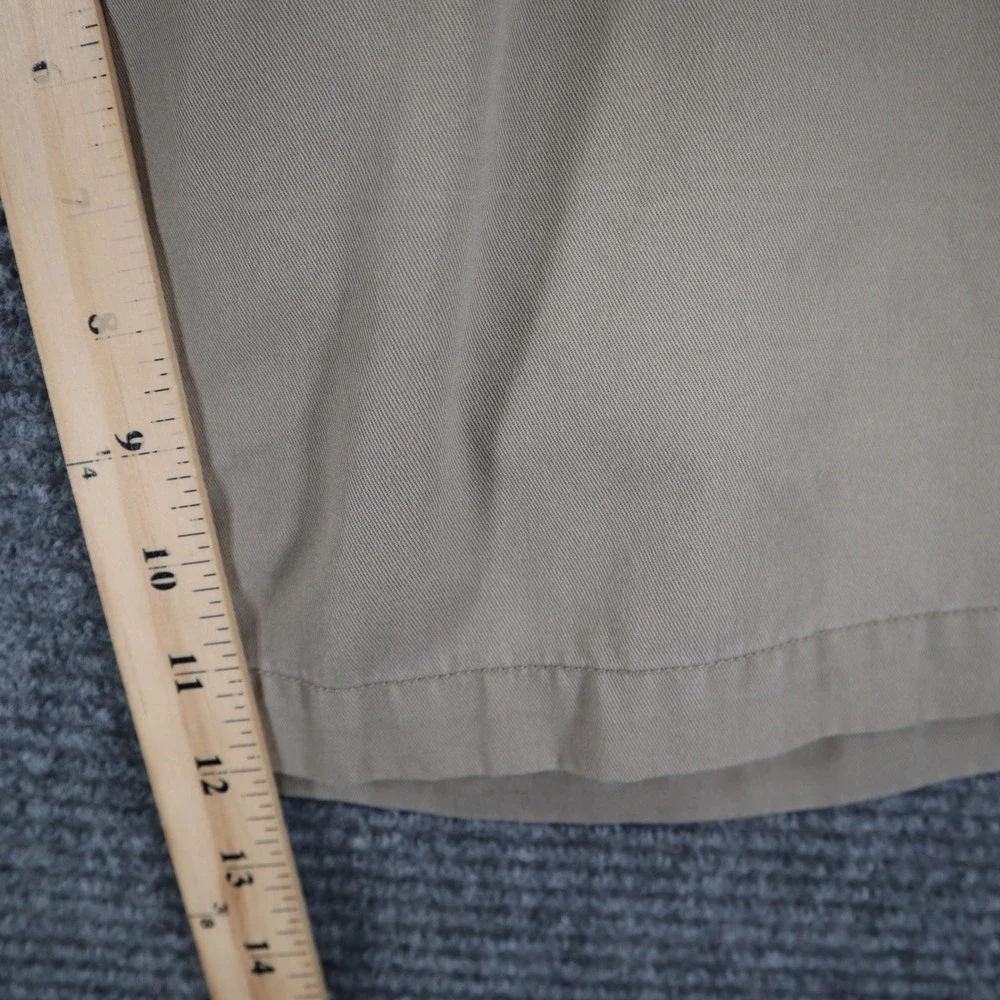 Volcom Friggin Chino Shorts Mens 32 Khaki Tan Cotton Blend Skate Casual Summer